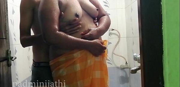  Desi couple fucking with shower in the frist night mood
